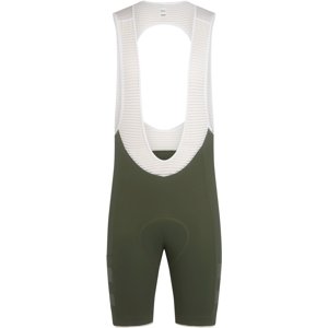 Rapha Men's Brevet Bib Shorts - Deep Olive Green/White XL