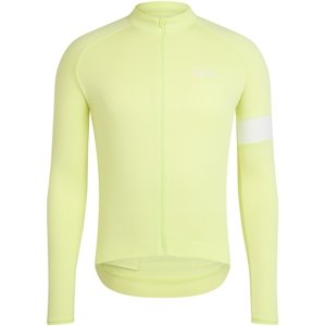 Rapha Men's Long Sleeve Core Jersey - Lime Green/White L