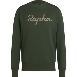 Rapha Men's Logo Sweatshirt - Deep Olive Green/Deep Olive Green L