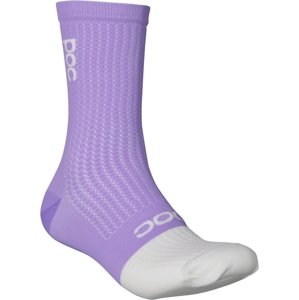 POC Flair Sock Mid - Purple Amethyst/Hydrogen White S