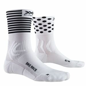 X-Socks Bike Race 4.0 artic white/dot/stripe 39-41