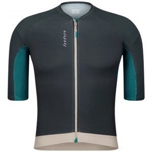 Isadore Alternative Cycling Jersey - Block Design Anthracite L