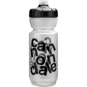 Cannondale Gripper Stacked Bottle 600ml - Clear/Black uni