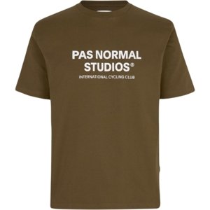 Pas Normal Studios Off-Race Logo T-Shirt - Army Brown L