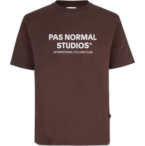 Pas Normal Studios Off-Race Logo T-Shirt - Deep Brown M