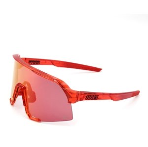 100% S3 - Gloss Translucent Red/Hiper Red Mirror Lens uni