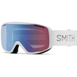 Smith Rally - White Chunky Knit/Blue Sensor Mirror Antifog uni