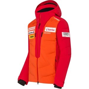 Descente Pánská péřová lyžařská bunda Swiss Down Hybrid Down Jacket - Mandarib Orange L