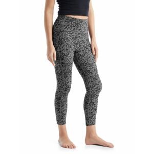 Dámské merino kalhoty ICEBREAKER Wmns Fastray High Rise Tights Forest Shadow, Metro Heather/Aop velikost: M