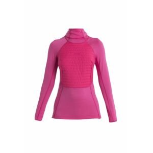 ICEBREAKER Wmns ZoneKnit Insulated LS Hoodie, Tempo velikost: M