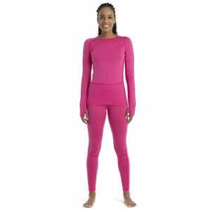 ICEBREAKER Wmns ZoneKnit 260 LS Crewe, Tempo/Electron Pink velikost: L