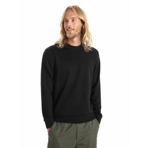 Pánská merino mikina ICEBREAKER Mens Shifter LS Sweatshirt, Black velikost: M