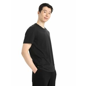 Pánské triko krátký rukáv ICEBREAKER Mens Central Classic SS Tee, Black velikost: XL