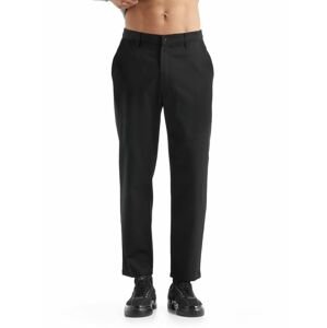 Pánské merino kalhoty ICEBREAKER Mens Berlin Pants, Black velikost: 28