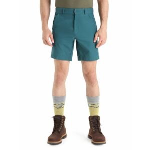 ICEBREAKER Mens Hike Shorts, Green Glory velikost: 28
