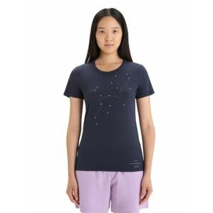 ICEBREAKER Wmns Central Classic SS Tee Tour du Mont Blanc, Midnight Navy velikost: L