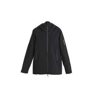 ICEBREAKER Wmns Merino Shell+ Peak Hooded Jacket, Black velikost: XL