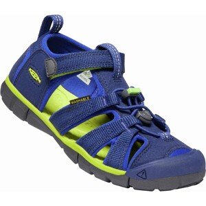 Keen SEACAMP II CNX YOUTH blue depths/chartreuse Velikost: 32/33 dětské sandály