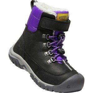 Keen GRETA BOOT WP YOUTH black/purple Velikost: 37 dětské boty