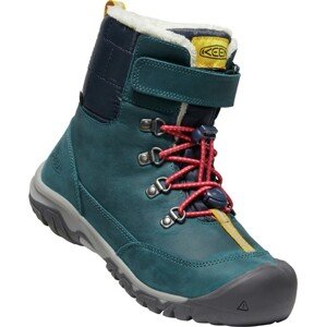 Keen GRETA BOOT WP YOUTH blue coral/pink peacock Velikost: 35 dětské boty