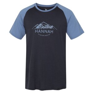 Hannah TAREGAN asphalt/blue shadow Velikost: XL pánské tričko s krátkým rukávem
