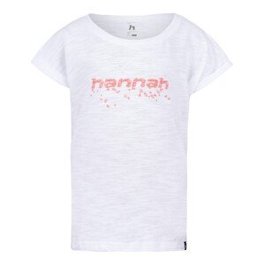 Hannah KAIA JR white (pink) Velikost: 110-116 tričko s krátkým rukávem