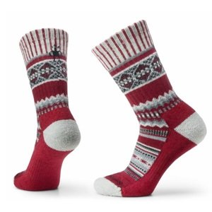 Smartwool EVERYDAY SNOWED IN SWEATER CREW tibetan red Velikost: XL ponožky