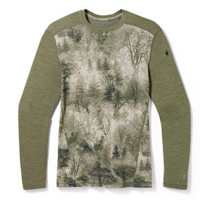 Smartwool CLASSIC THERMAL MERINO BL CREW BOXED winter moss forest Velikost: L spodní prádlo