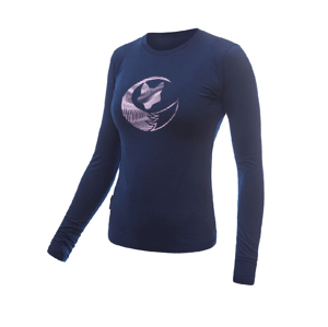 SENSOR MERINO ACTIVE PT FOX dámské triko dl.rukáv deep blue Velikost: L dámské triko