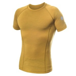 SENSOR MERINO AIR pánské triko kr.rukáv mustard Velikost: L pánské tričko s krátkým rukávem