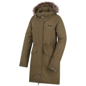 Husky Dámský zimní kabát Nelidas L dk. khaki Velikost: XL dámský kabát