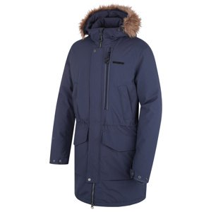 Husky Pánský zimní kabát Nelidas M dark blue Velikost: L pánský kabát