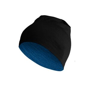 Lasting merino čepice BONY modro černá Velikost: S/M unisex čepice