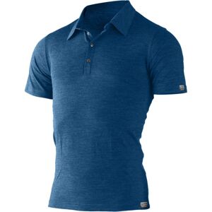 Lasting pánská merino polo košile ELIOT modrá Velikost: M pánské triko