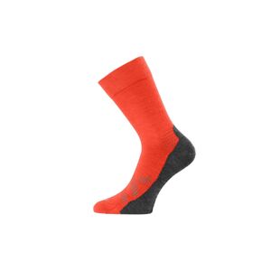 Lasting merino ponožky FWJ oranžové Velikost: (42-45) L