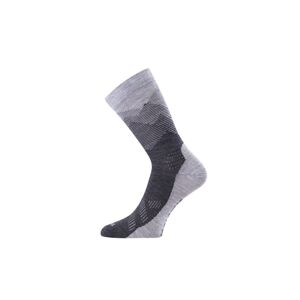 Lasting merino ponožky FWR šedé Velikost: (34-37) S