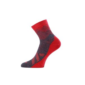 Lasting merino ponožky FWS červené Velikost: (34-37) S