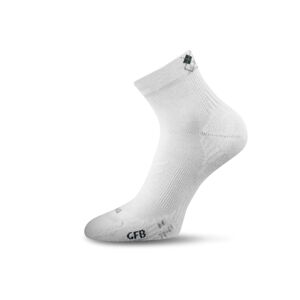 Lasting GFB 001 bílé bavlněné ponožky Velikost: (42-45) L ponožky