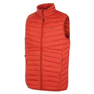 Husky Pánská péřová vesta Dresles M brick orange Velikost: XL pánská vesta