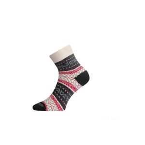 Lasting HMC 083 červená silná ponožka Velikost: (34-37) S ponožky