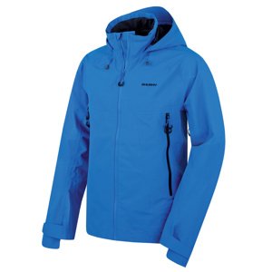 Husky Pánská outdoor bunda Nakron M neon blue Velikost: L pánská bunda
