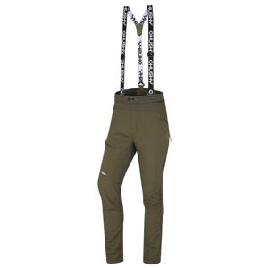Husky Pánské outdoor kalhoty Kixees M dark khaki Velikost: XL pánské kalhoty