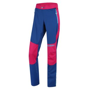 Husky Dámské softshellové kalhoty Kala L pink/blue Velikost: XS dámské kalhoty