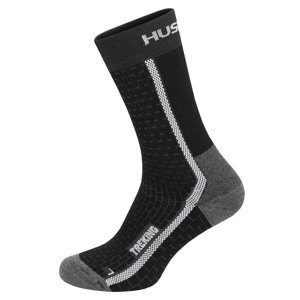 Husky Ponožky Treking black/grey Velikost: L (41-44) ponožky