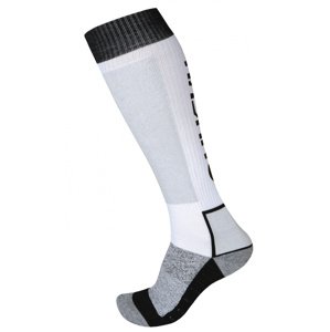 Husky Ponožky Snow Wool bílá/černá Velikost: L (41-44)