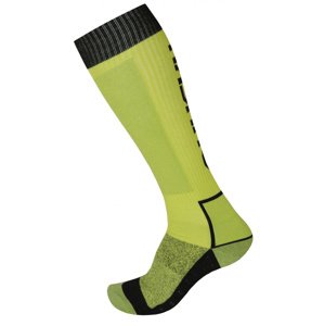 Husky Ponožky Snow Wool zelená/černá Velikost: XL (45-48)