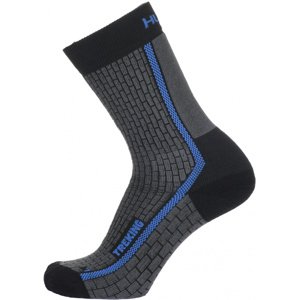 Husky Ponožky  Treking antracit/modrá Velikost: XL (45-48) ponožky
