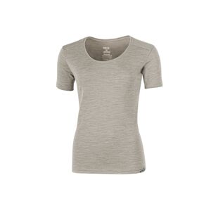 Lasting dámské merino triko IRENA béžová Velikost: M dámské tričko s krátkým rukávem