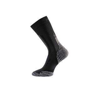 Lasting ITU 900 černá celoroční trekingová ponožka Velikost: (38-41) M ponožky