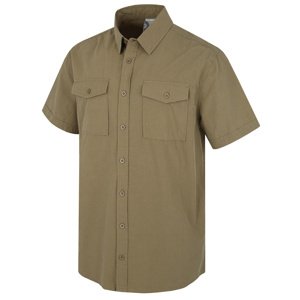 Husky Pánská košile s krátkým rukávem Grimy M zelená Velikost: L